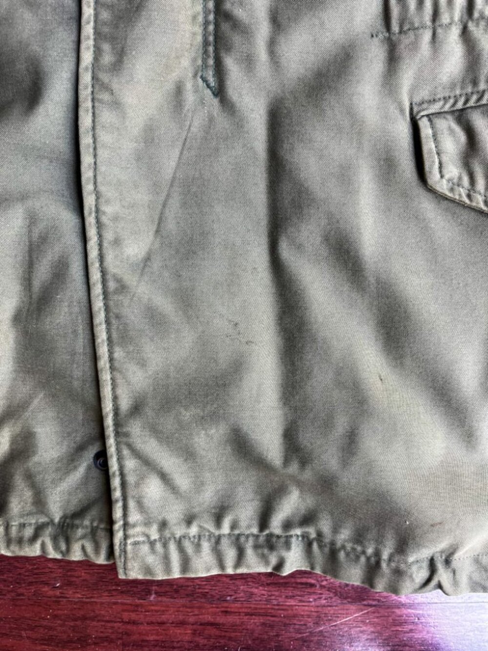US Army M-65 Jacket Medium Green - True Vintage - Picture 5 of 8